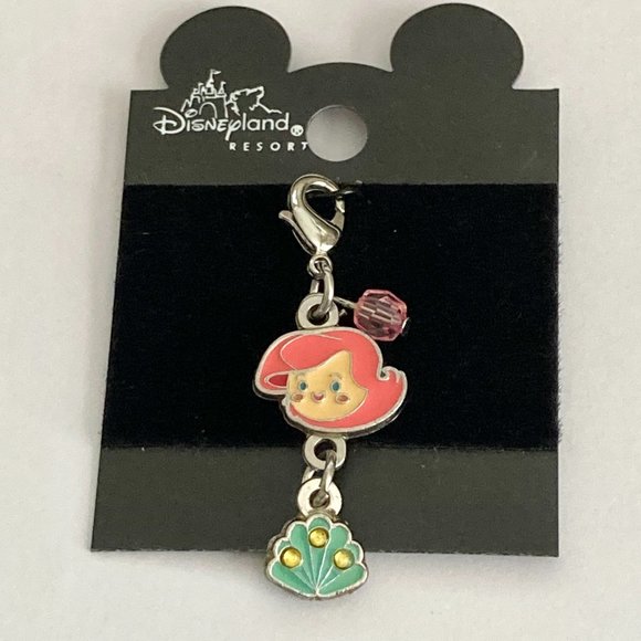 Vintage Disney Little Mermaid Princess Ariel Charm Clip On Bracelet Zipper Pull - Picture 4 of 8